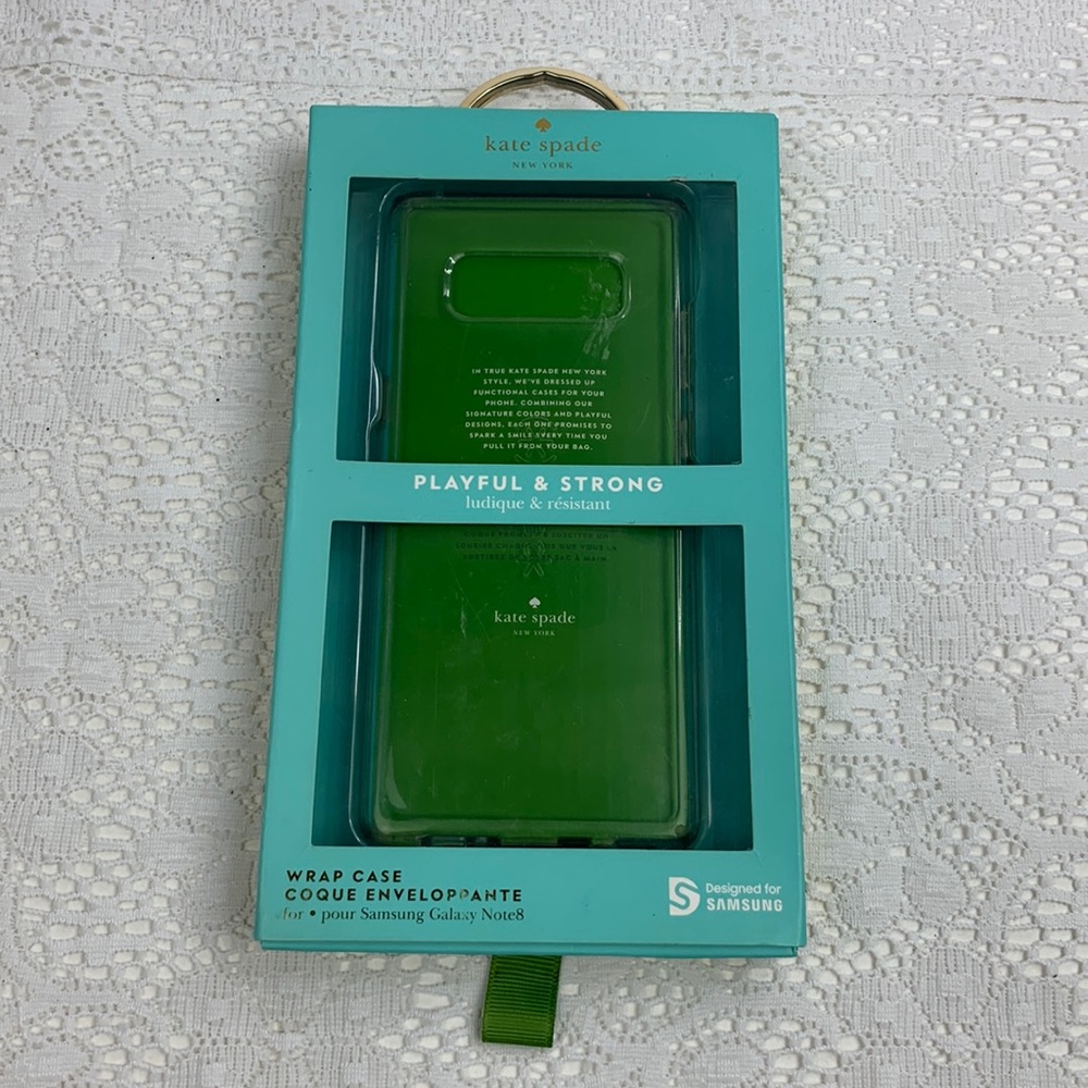 Kate Spade Phone case Samsung Galaxy Note8 Clear Case New NWT in box
